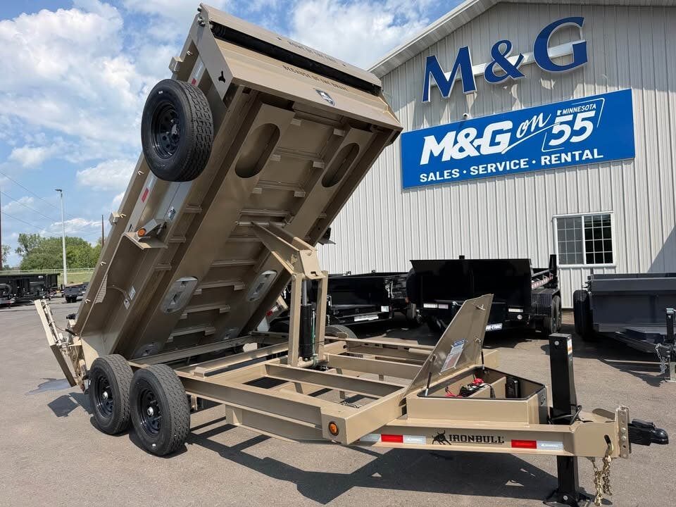 New DTB 83X14 14.9K DUMP TRAILER - SNIPER SERIES - WESTERN TAN