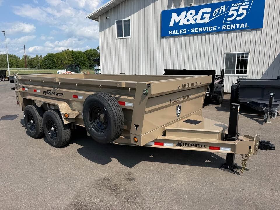 New DTB 83X14 14.9K DUMP TRAILER - SNIPER SERIES - WESTERN TAN