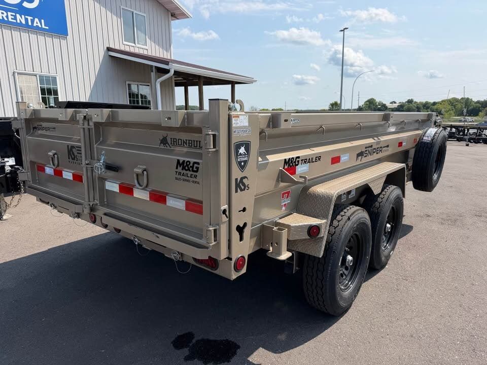 New DTB 83X14 14.9K DUMP TRAILER - SNIPER SERIES - WESTERN TAN
