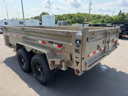 New DTB 83X14 14.9K DUMP TRAILER - SNIPER SERIES - WESTERN TAN
