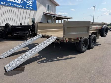 New DTB 83X14 14.9K DUMP TRAILER - SNIPER SERIES - WESTERN TAN