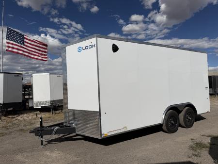 New 2027 Look Trailers Cargo / Enclosed Trailer 8.5X16 ST DLX- W/ D-RINGS- 10K- See Upgrades