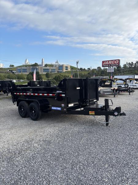 New 2027 Sure-Trac 7x12 Low Profile Telescopic Dump Trailer