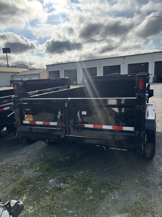 New 2027 Sure-Trac 7x12 Low Profile Telescopic Dump Trailer