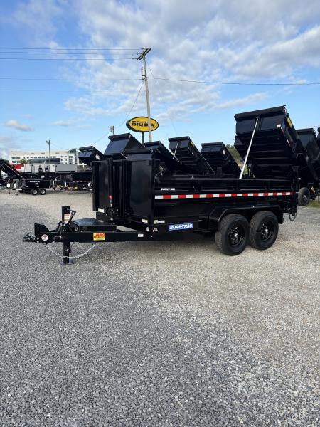 New 2027 Sure-Trac 7x12 Low Profile Telescopic Dump Trailer