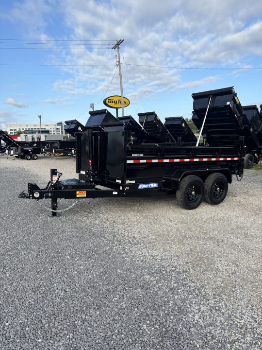 New 2027 Sure-Trac 7x12 Low Profile Telescopic Dump Trailer