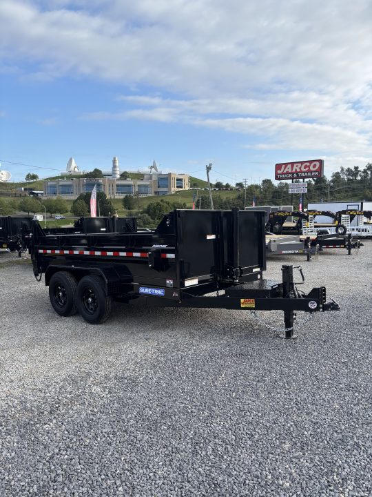 New 2027 Sure-Trac 7x12 Low Profile Telescopic Dump Trailer