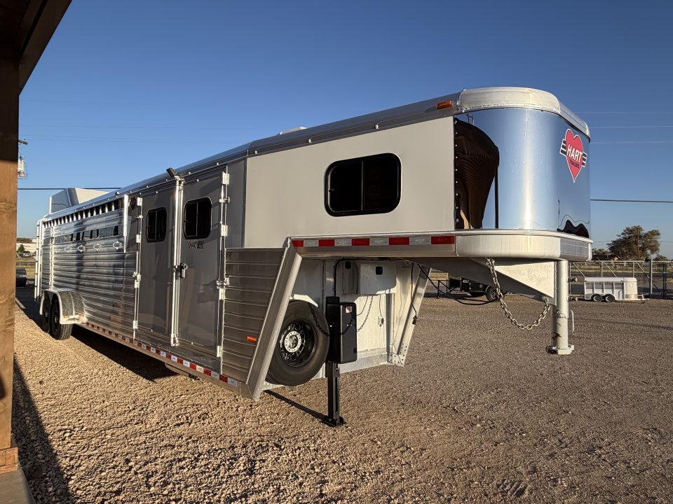 Used 2024 Hart Trailer 6 HORSE Horse Trailer