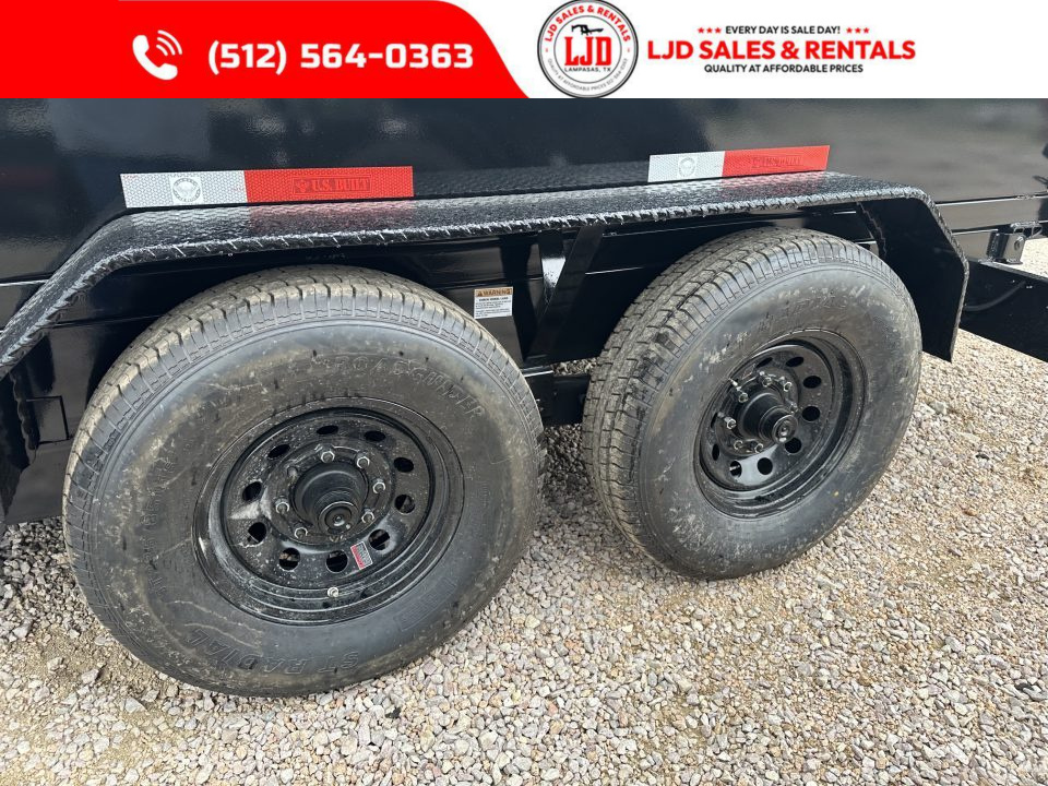 New 2027 US Built - 16 x 2 Gooseneck Dump Trailer 16K GVWR - Tarp