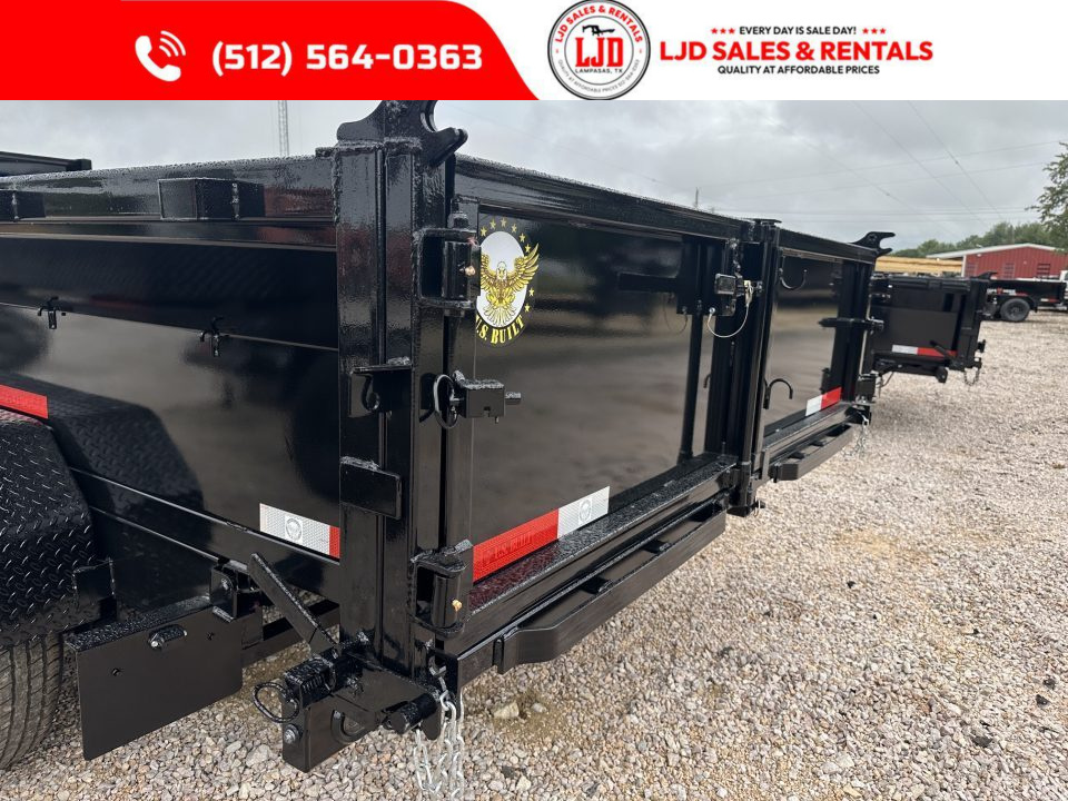 New 2027 US Built - 16x2 - Gooseneck Dump Trailer 16K GVWR