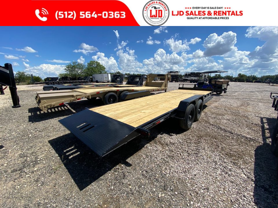 New 2026 AMW - Tilt / Equipment Trailer 24' - Heavy Duty - 14K GVWR