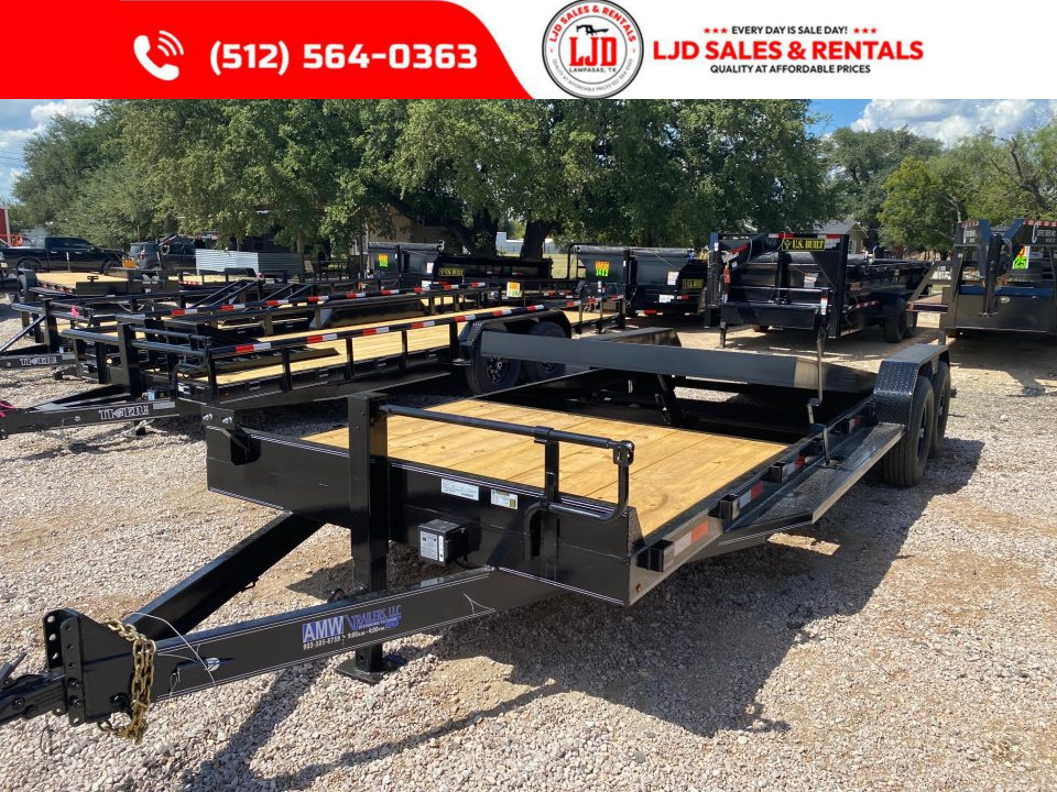 New 2026 AMW - Tilt / Equipment Trailer 24' - Heavy Duty - 14K GVWR