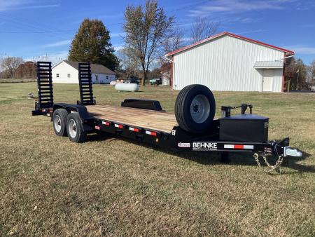 New 2027 Behnke 20+2 HD Commercial Equipment Trailer, Oak Floor, Spare, 20K
