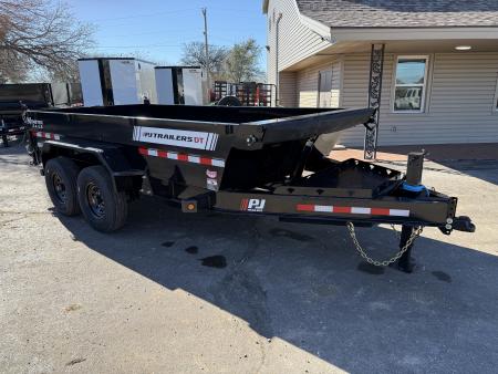 New 2027 PJ 83 x14' BP Tandem Axle Low Pro Telescopic Dump w/ 24  Sides – DT
