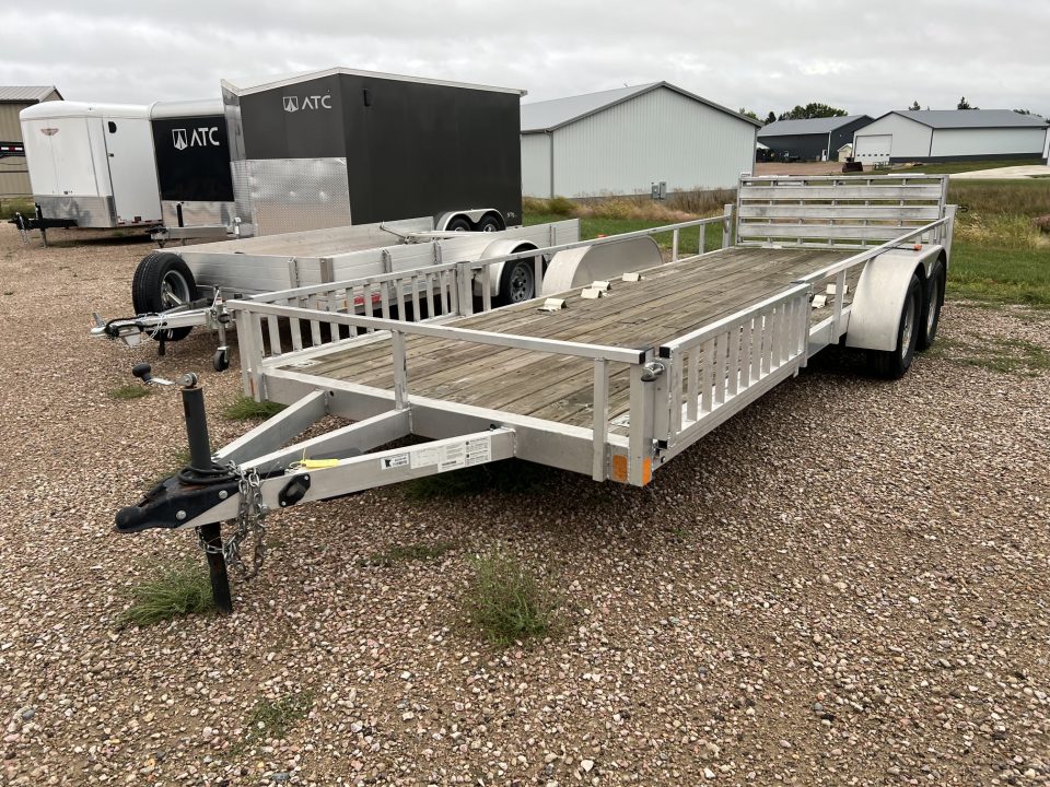Used 2021 Ameri-Pro 20' Tandem ATV Aluminum Utility Trailer