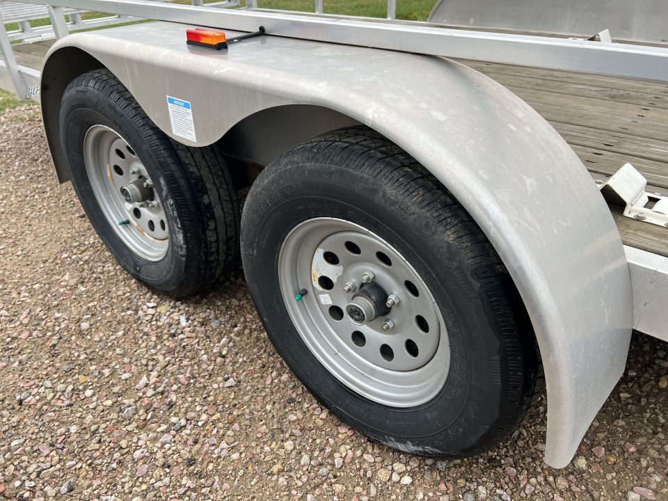 Used 2021 Ameri-Pro 20' Tandem ATV Aluminum Utility Trailer