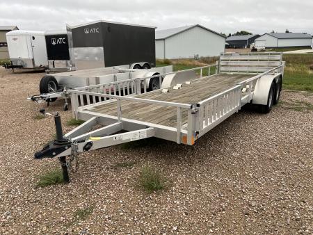 Used 2021 Ameri-Pro 20' Tandem ATV Aluminum Utility Trailer
