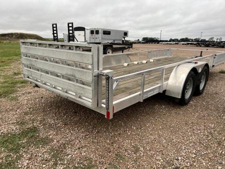 Used 2021 Ameri-Pro 20' Tandem ATV Aluminum Utility Trailer