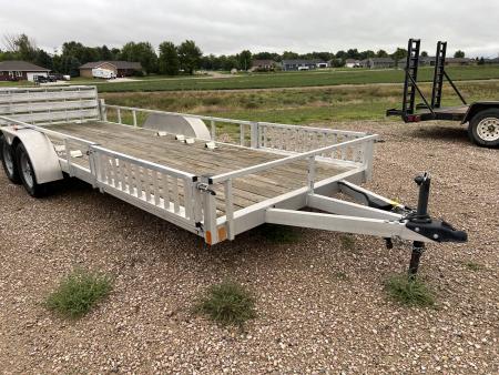 Used 2021 Ameri-Pro 20' Tandem ATV Aluminum Utility Trailer