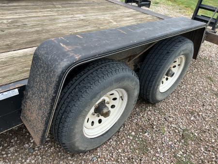 Used 2009 DCT 18' Equipment Equipment Trailer