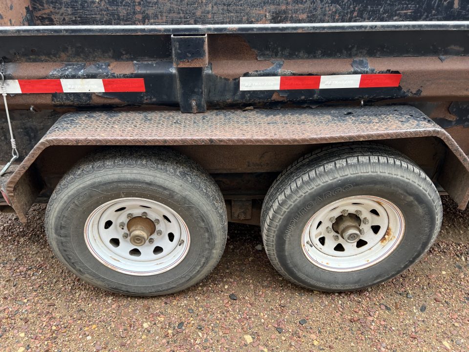 Used 2012 PJ Trailers 14' Gooseneck Dump Trailer