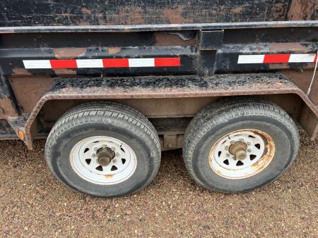 Used 2012 PJ Trailers 14' Gooseneck Dump Trailer