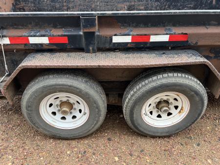 Used 2012 PJ Trailers 14' Gooseneck Dump Trailer