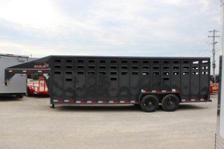 New 2027 Eagle X 6.8 x24 Gooseneck Livestock Trailer