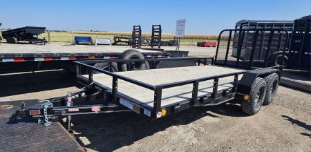 Used 2020 PJ Trailers 83  x 16' Utility Trailer