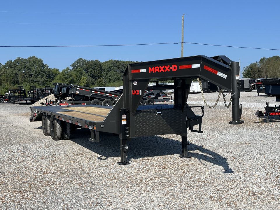 New 2027 MAXX-D 102"X25' 25K Gooseneck Flatbed Trailer