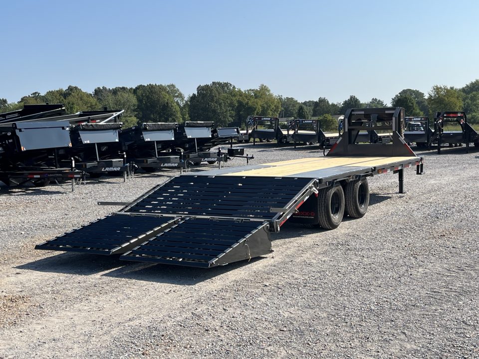 New 2027 MAXX-D 102"X25' 25K Gooseneck Flatbed Trailer