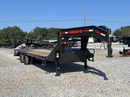 New 2027 MAXX-D 102 X25' 25K Gooseneck Flatbed Trailer