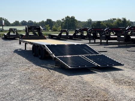 New 2027 MAXX-D 102"X25' 25K Gooseneck Flatbed Trailer