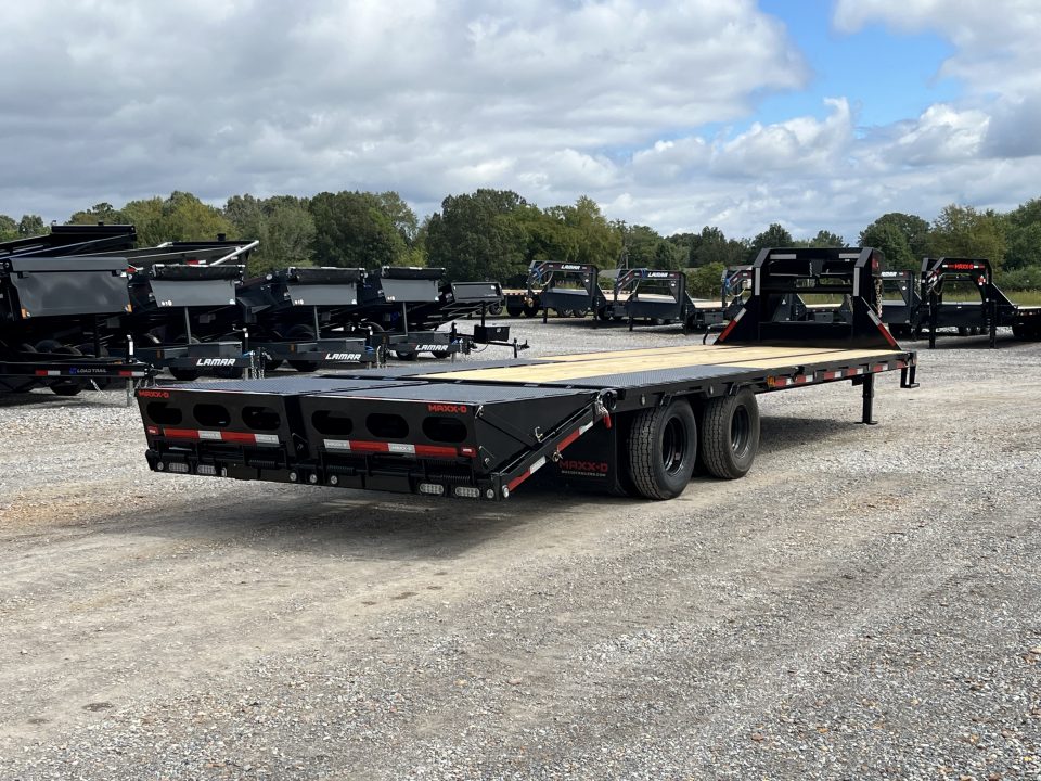 New 2027 MAXX-D 102"X28' 25K Gooseneck Flatbed Trailer