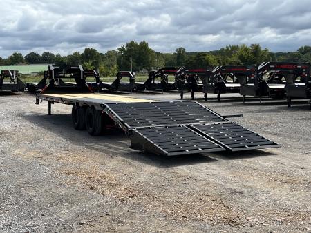 New 2027 MAXX-D 102"X28' 25K Gooseneck Flatbed Trailer
