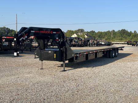 New 2027 MAXX-D 102"X40' Hydraulic Dovetail Gooseneck Trailer *AIR RIDE*