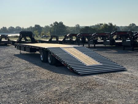New 2027 MAXX-D 102"X40' Hydraulic Dovetail Gooseneck Trailer *AIR RIDE*