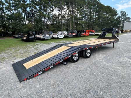 New 2027 Diamond C FMAX212 Hydraulic Dovetail 30ft (18ft Deck + 12ft Dovetail ) 12K Axles, #17,350 lbs Payload, ABS Brakes