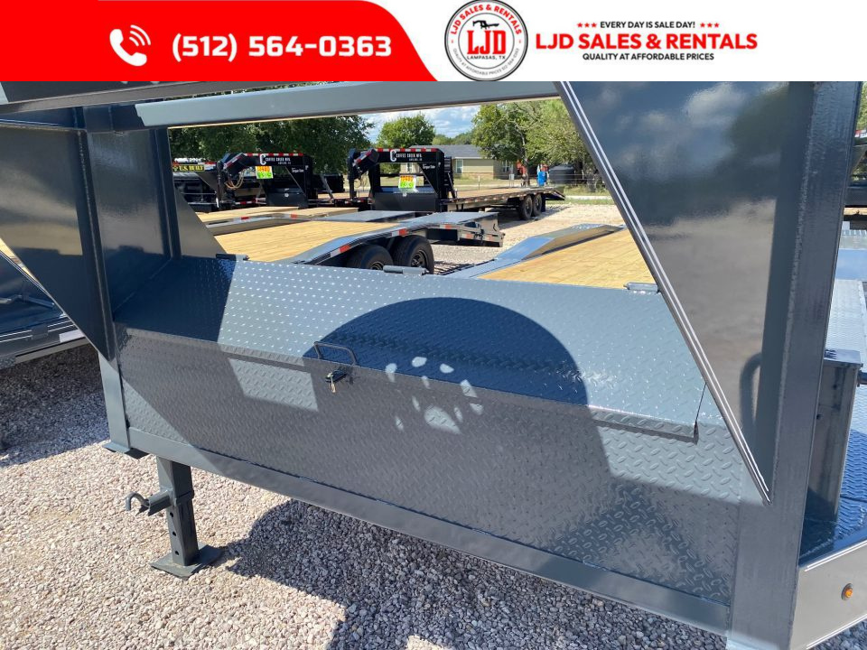 New 2026 Tiger - Gooseneck Drive Over Fender Trailer 102" X 24'