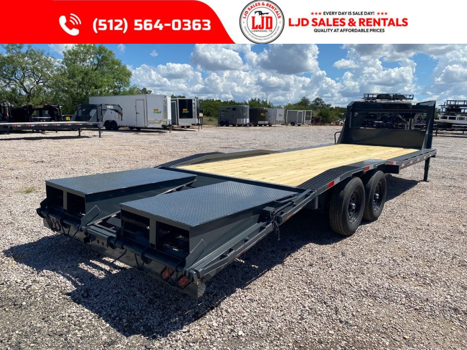 New 2026 Tiger - Gooseneck Drive Over Fender Trailer 102" X 24'