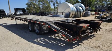 Used 2009 PJ Trailers 102  x 30' Flatbed Trailer