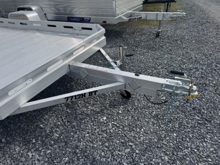 New 2027 Aluma 7712H-S-BT Bifold Gate Utility Trailer FALL CLEARANCE IN STOCK ONLY