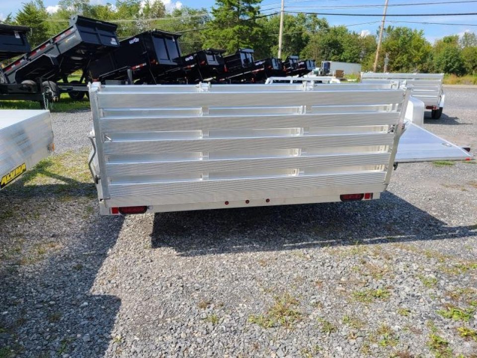 New 2026 Aluma 8114S-R-BT-SR 3 Place ATV w/ BiFold Gate ATV Trailer FALL CLEARANCE IN STOCK ONLY
