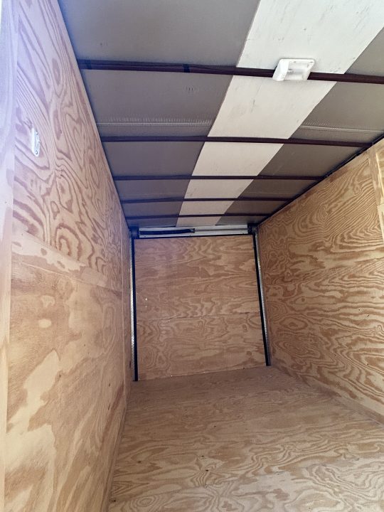 New 2026 Family Trailer 7x16 Tandem Axles Cargo / Enclosed Trailer- Screwless Exterior- Blackout Pkg- Rear Spoiler
