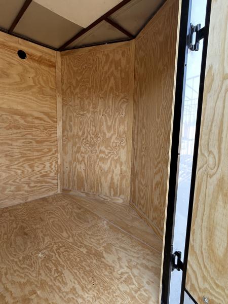 New 2026 Family Trailer 7x16 Tandem Axles Cargo / Enclosed Trailer- Screwless Exterior- Blackout Pkg- Rear Spoiler