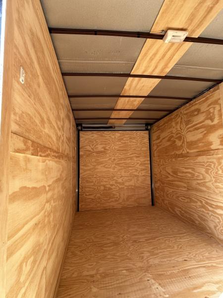 New 2026 Family Trailer 7x16 Tandem Axles Cargo / Enclosed Trailer- Screwless Exterior- Blackout Pkg- Rear Spoiler