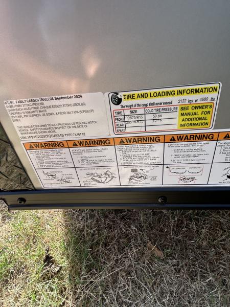 New 2026 Family Trailer 7x16 Tandem Axles Cargo / Enclosed Trailer- Screwless Exterior- Blackout Pkg- Rear Spoiler