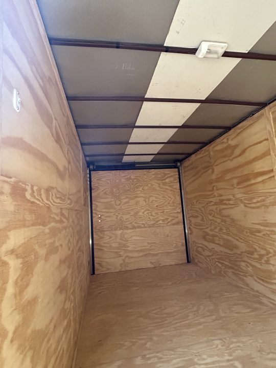 New 2026 Family Trailer 7x16 Tandem Axles Cargo / Enclosed Trailer- Screwless Exterior- Blackout- Pkg- Rear Spoiler