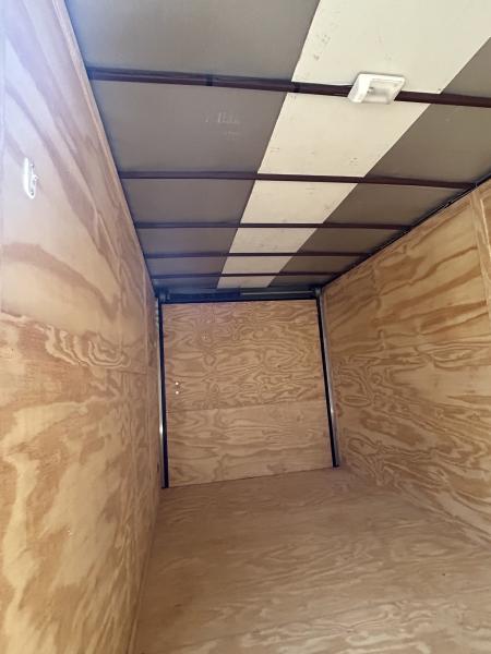 New 2026 Family Trailer 7x16 Tandem Axles Cargo / Enclosed Trailer- Screwless Exterior- Blackout- Pkg- Rear Spoiler