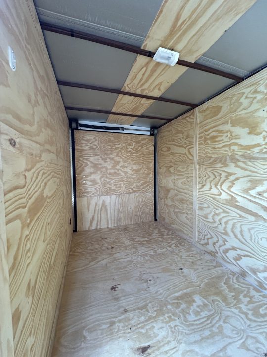 New 2026 Family Trailer 6x12 Tandem Axles Cargo / Enclosed Trailer- Screwless Exterior- Blackout Pkg- Rear Spoiler